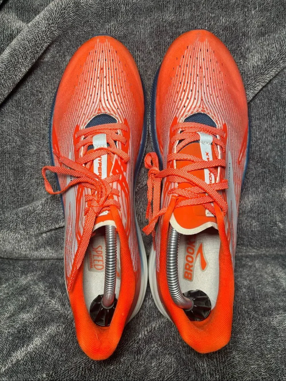 Brooks Hyperion Max Men's Size 10.5 Running Shoes Orange Blue 1103901D887⁠